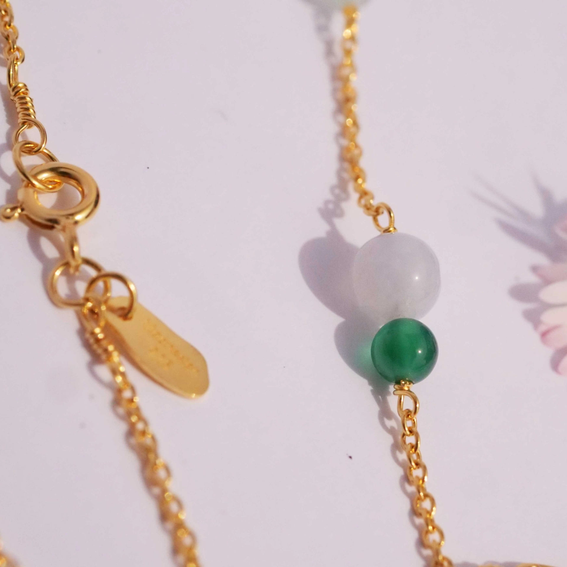 Collier Celia 925er Silber vergoldet Wild Flowers at Heart designed by Maanesten Dänemark-