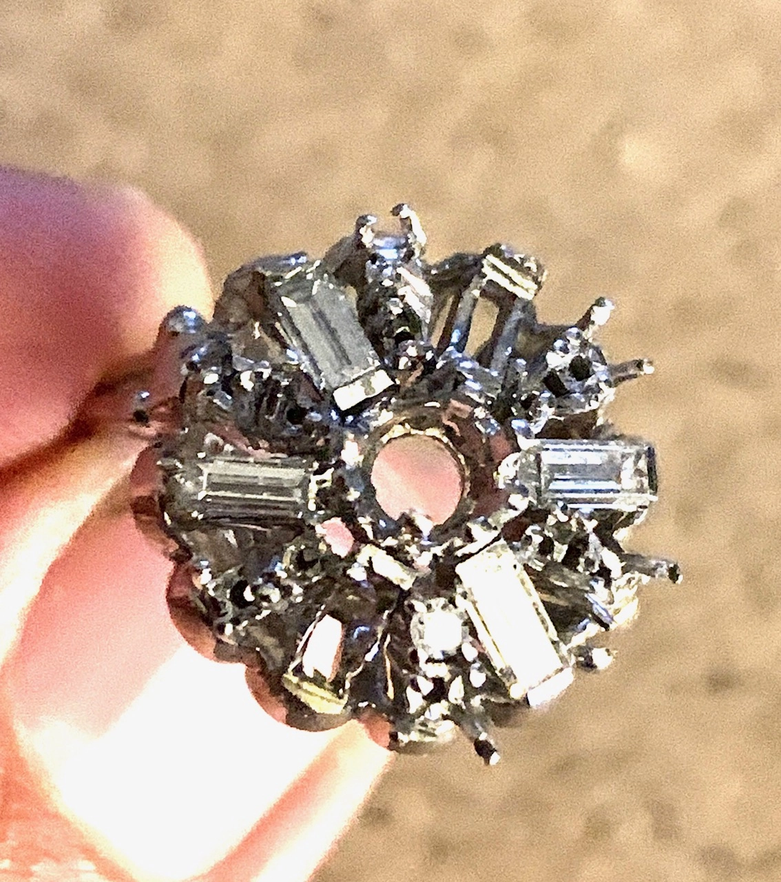 Brillant Diamant Ring 750er Weissgold 0.76 ct TW LUPENREIN-VVS signiert