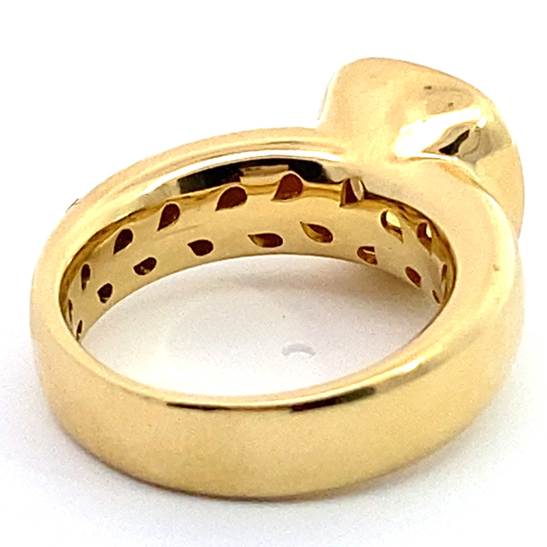 Citrin Ring 750er Gelbgold Valenza .....bella Italia....kleiner Kardinalring...so trendy 