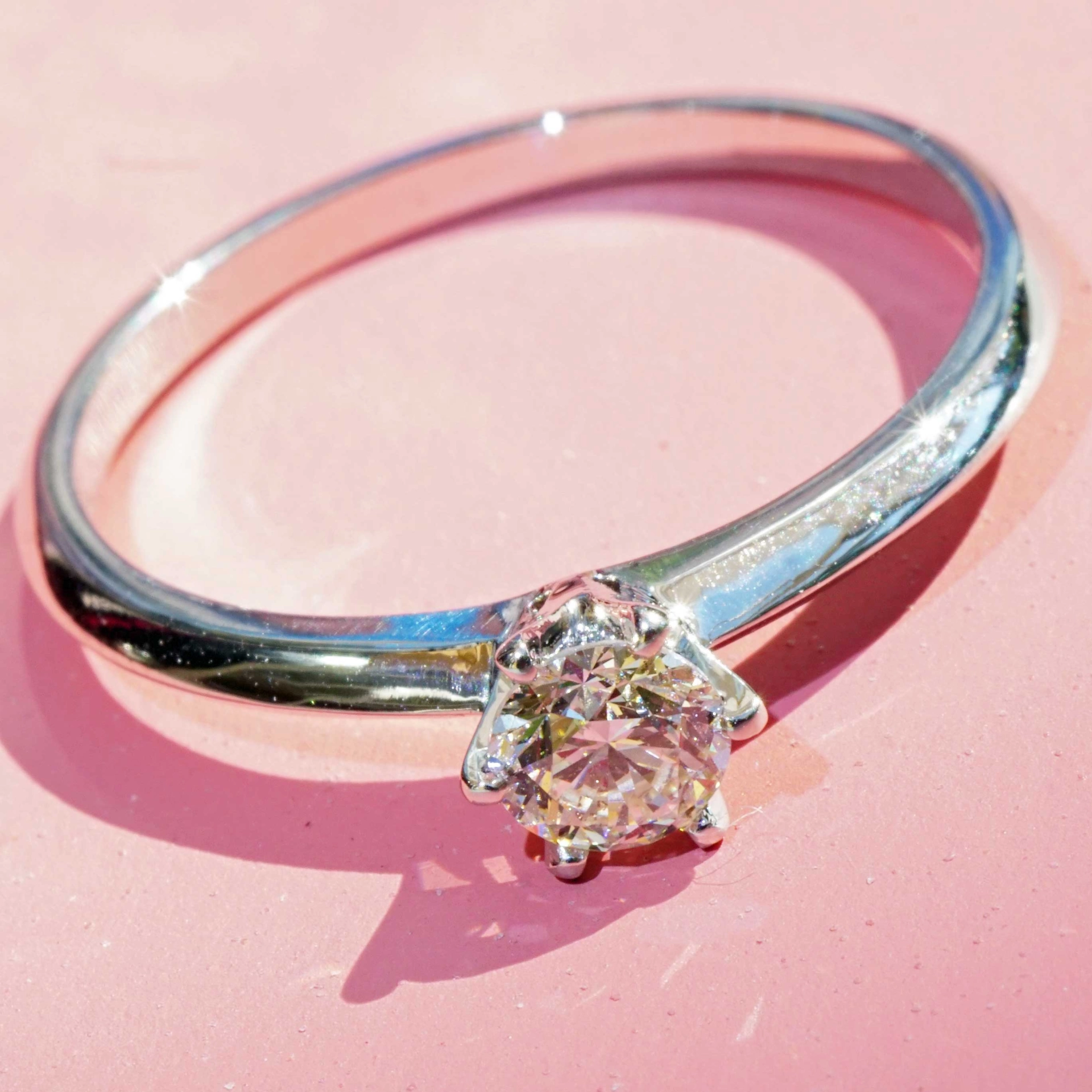 Brillant Ring Anhänger Ohrstecker 750er Weissgold Set 1.20 ct Getönt VS Silhouette Schmuck