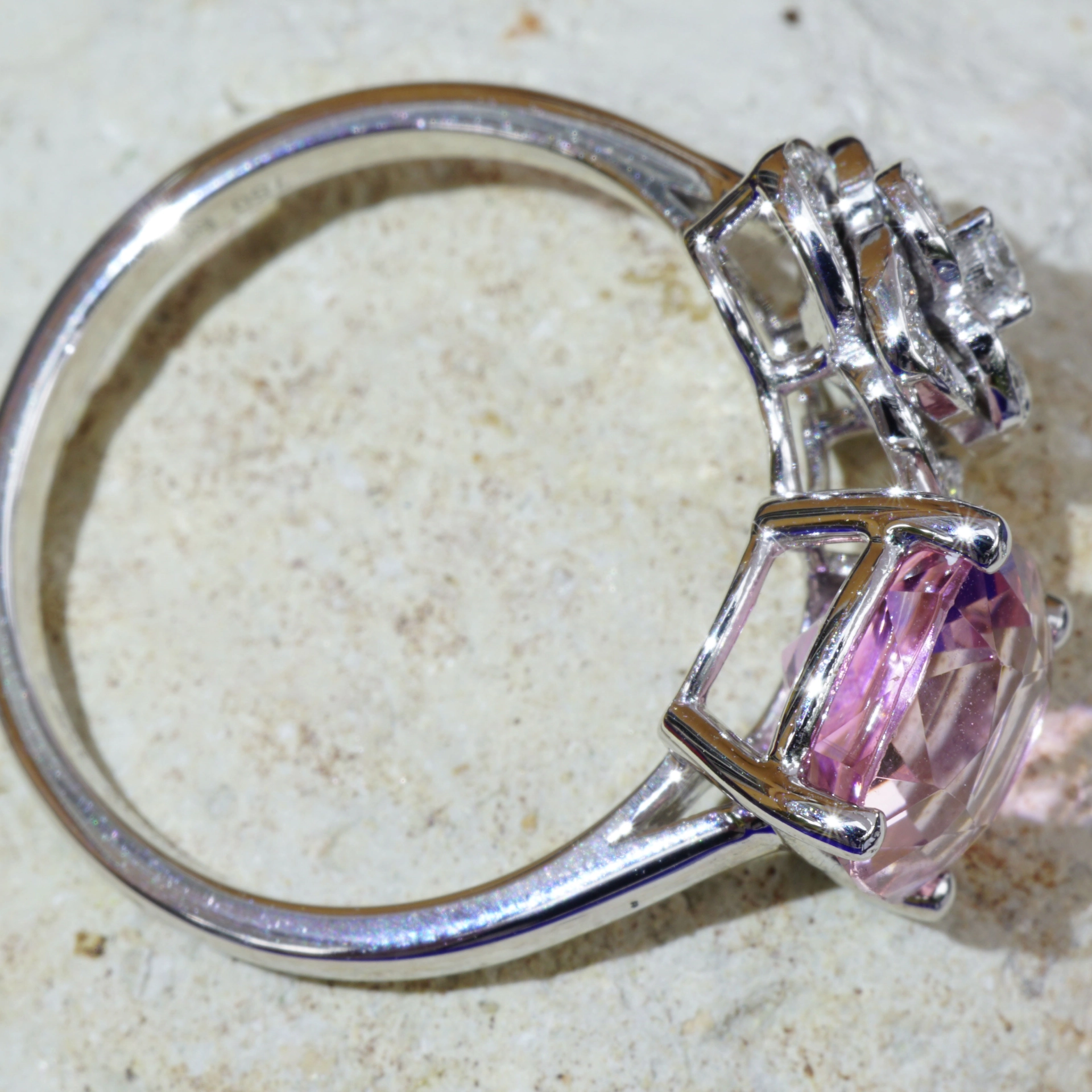 Turmalin Brillant Ring 2.52 ct 0.21 ct TW VS... viva en rose...pinker Turmalin Afghanistan Lupenrein