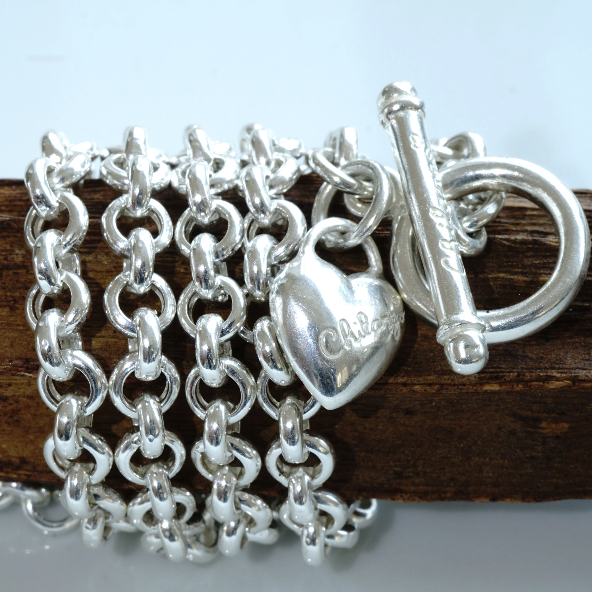 Chilango Kette fine Luxury 45 cm 925er Silber 5 mm breit
