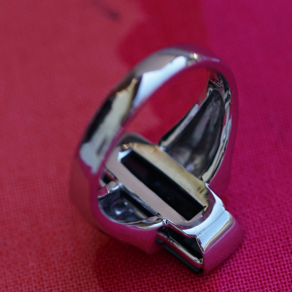 Indigolith Brillant Ring 900er-Platin 4.71 ct 0.10 ct