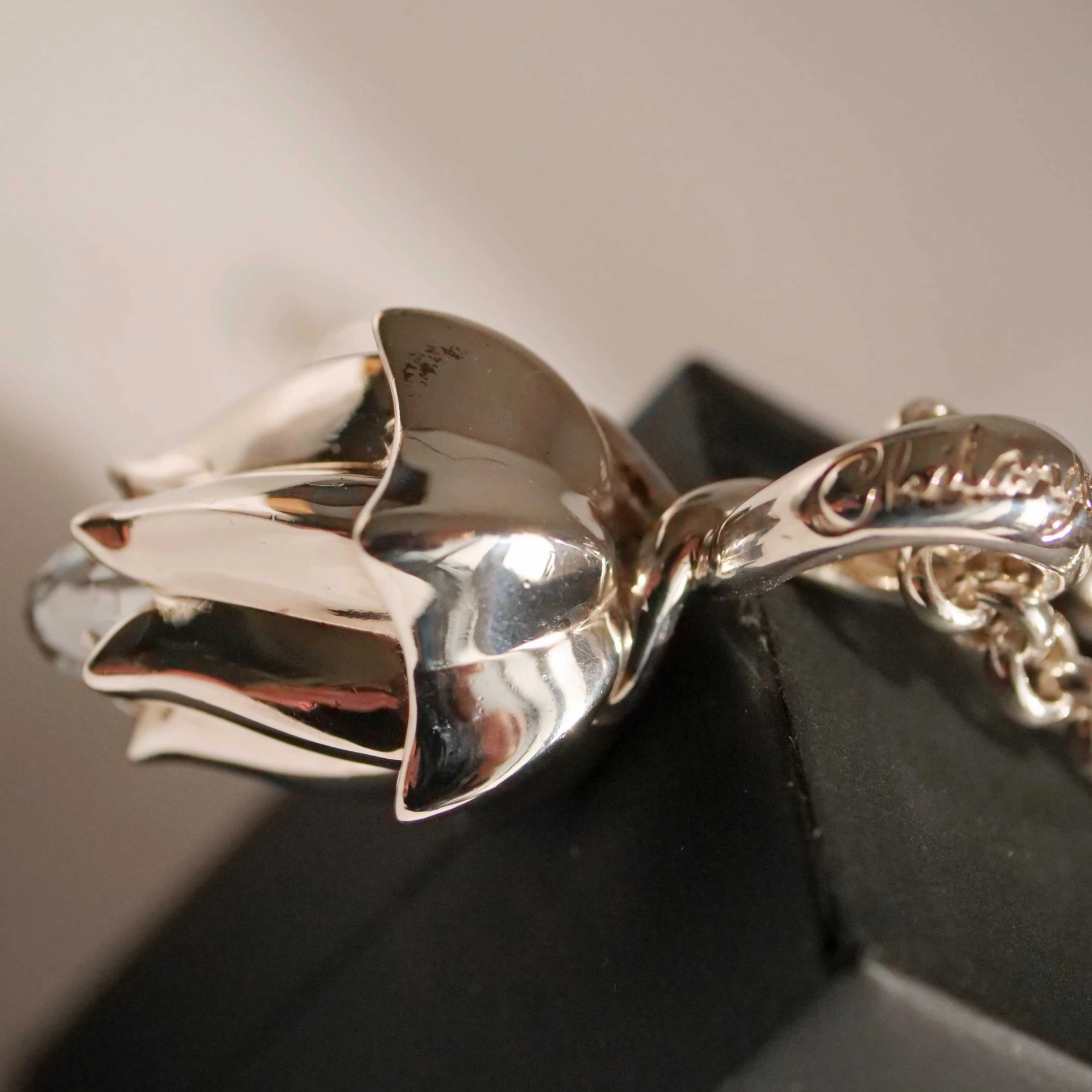 Original Chilango Tutenchamun Lotus Sky Blue Topaz 925er Silber toller Schliff