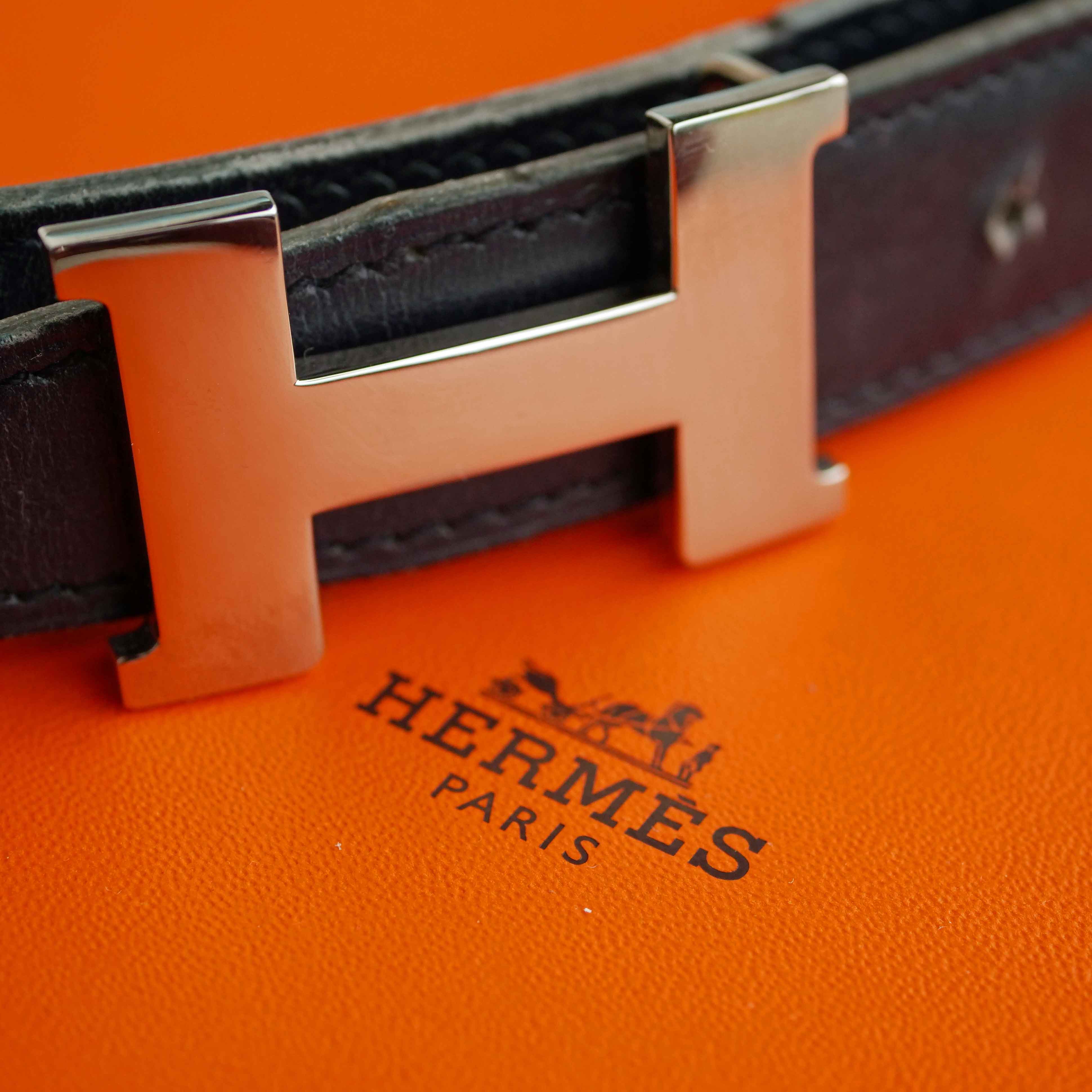 Hermès Gürtelschnalle petit mini Constance H mit wendbaren Gürtel Größe 65 cm NP 695.-Euro