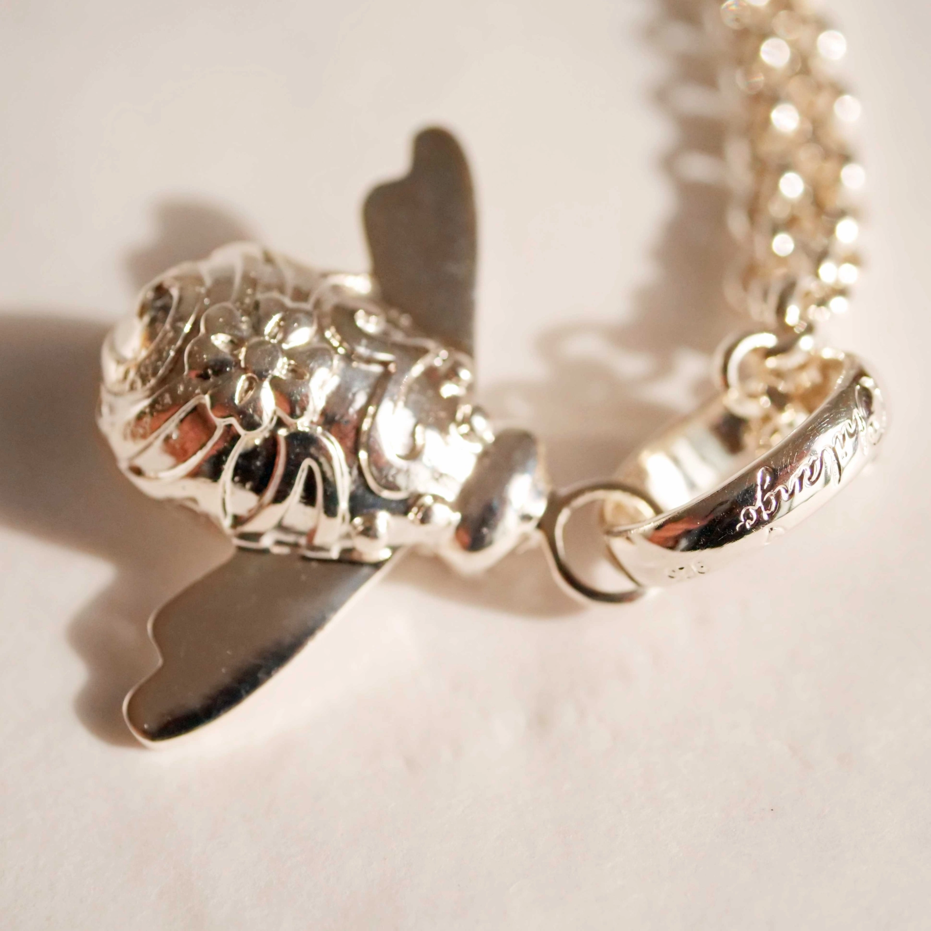 Original Chilango Anhänger Queen Bee out of Nature XXL Größe  925er Silber