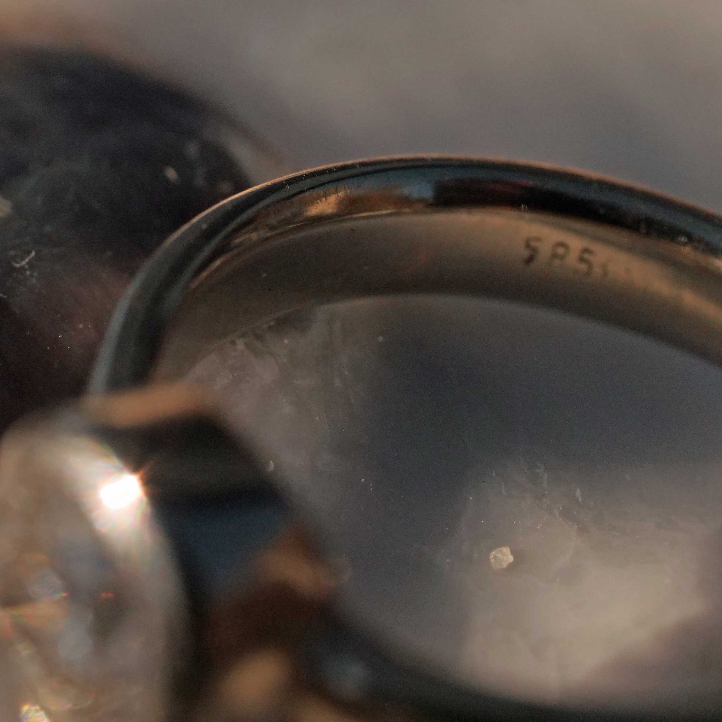 Brillant Ring 0.80 ct 585er Weissgold Weiss P2 im Übergangsschliff mit toller Brillanz