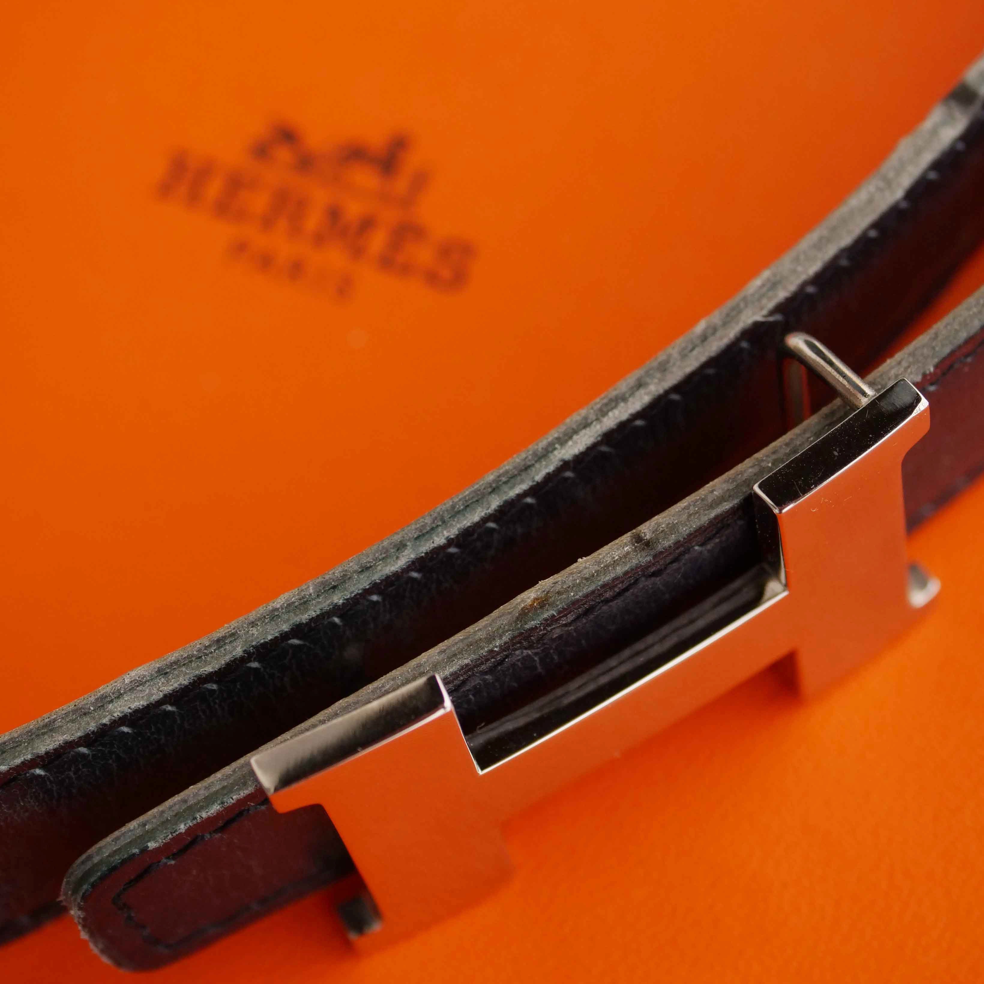 Hermès Gürtelschnalle petit mini Constance H mit wendbaren Gürtel Größe 65 cm NP 695.-Euro