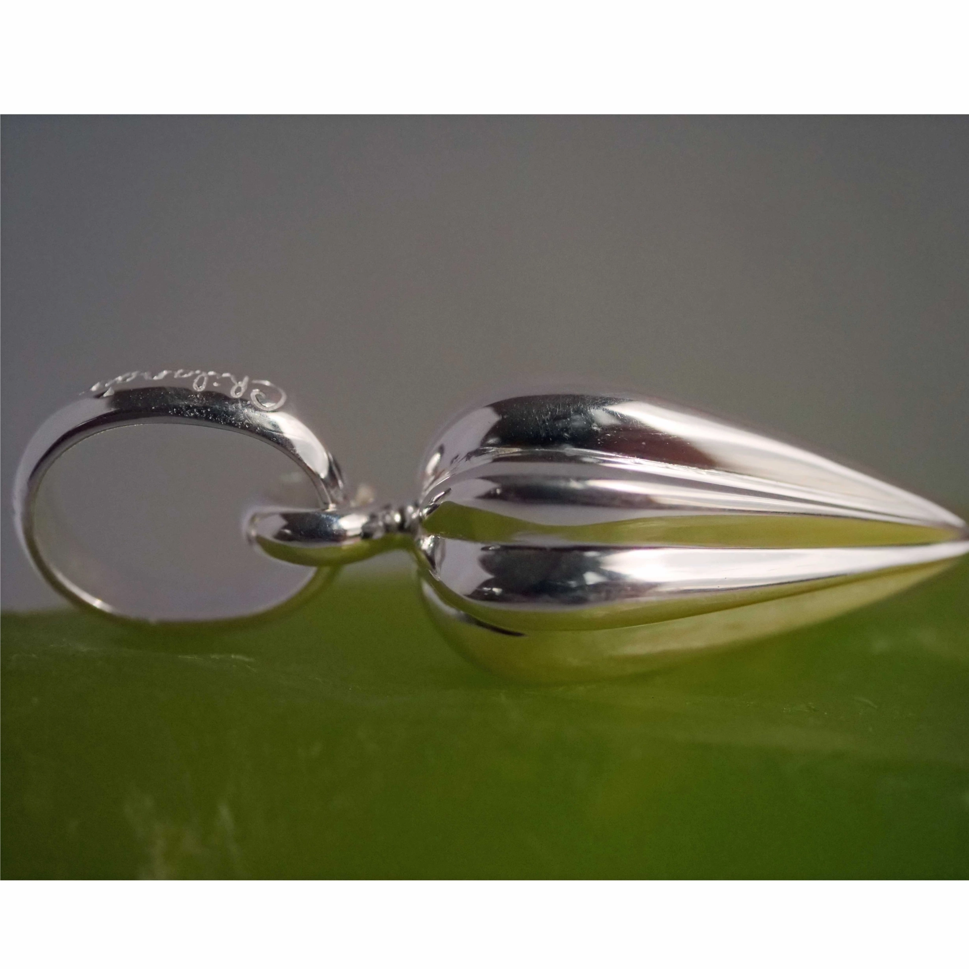 Chilango Anhänger Stopper Lotusblume 925er Silber  51 x 17 mm tolles Design