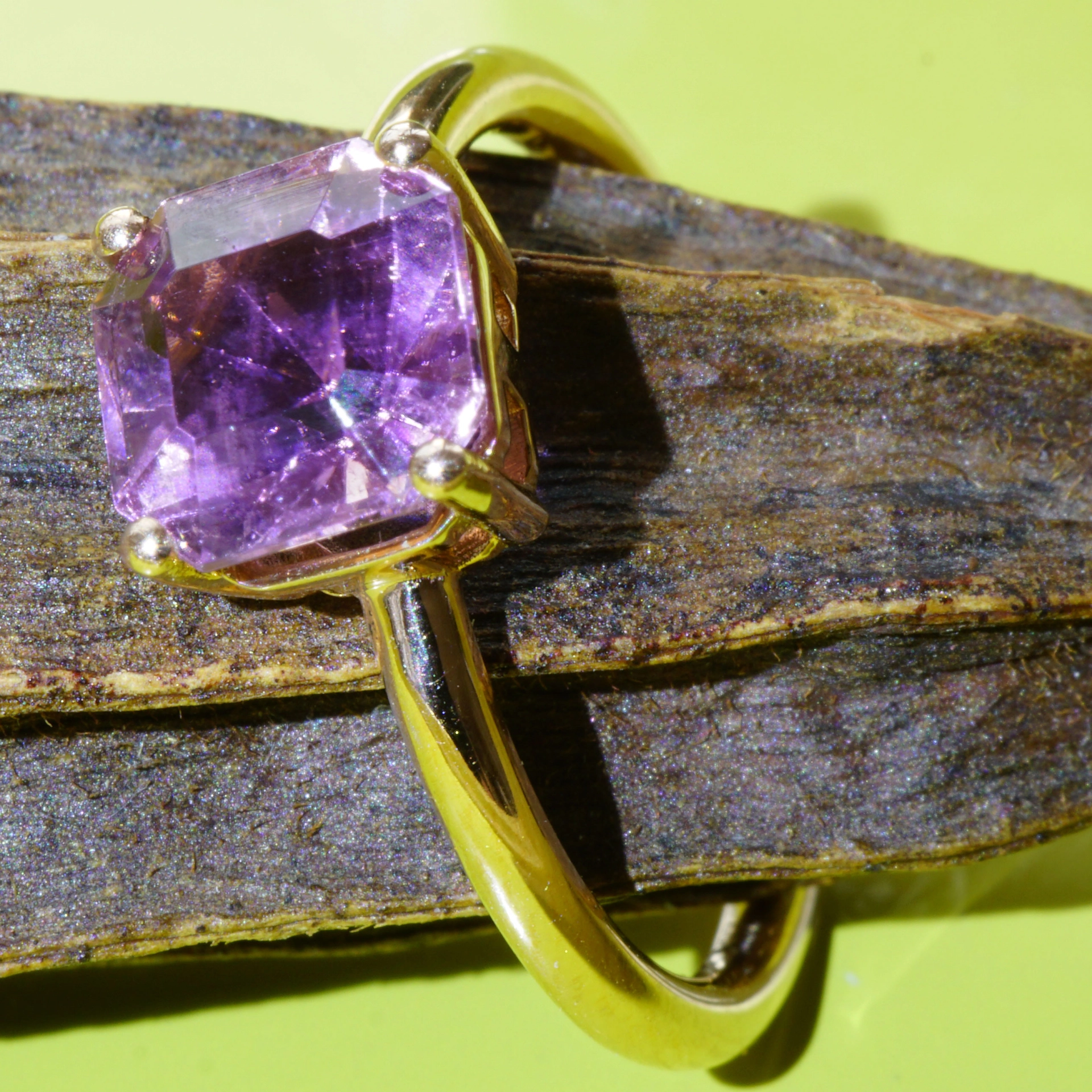 Turmalin Ring 750er Rosegold 2.36 ct grandiose Fliederfarbe Pink Bläulich AAA+