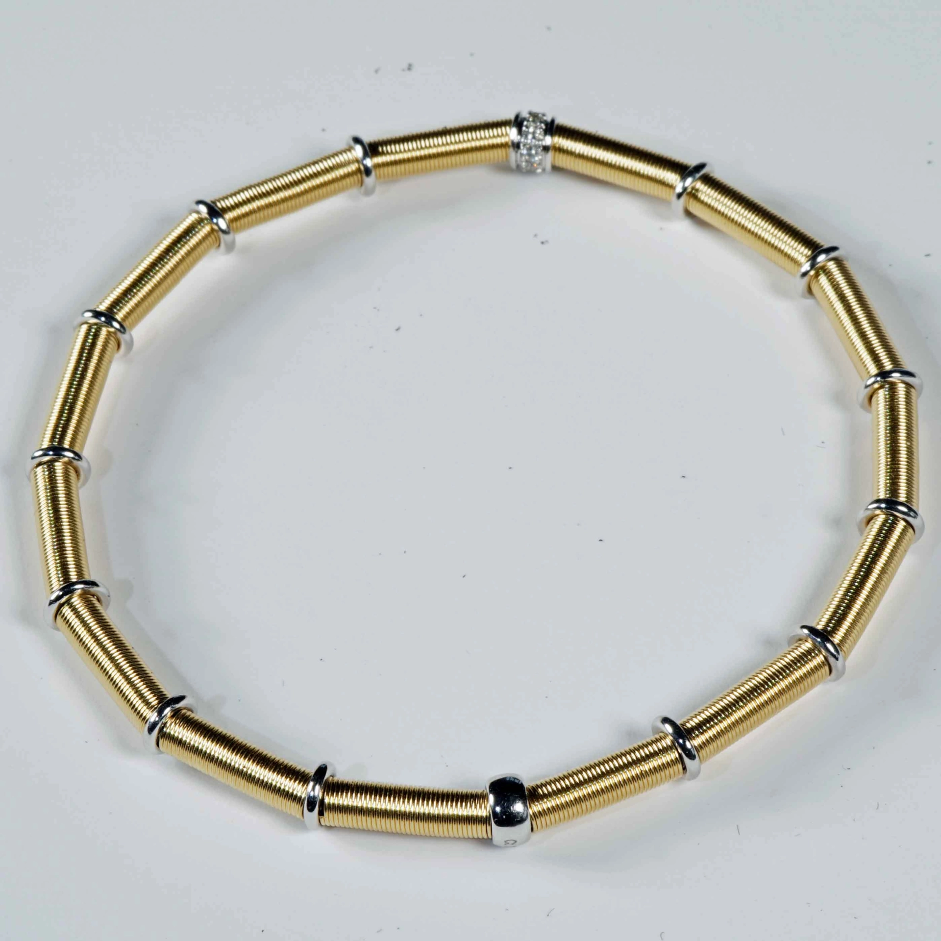 Brillant Armband IVY in 750er Gelb-/Weissgold 0.08 ct TW SI von Silhouette Schmuck Bentner