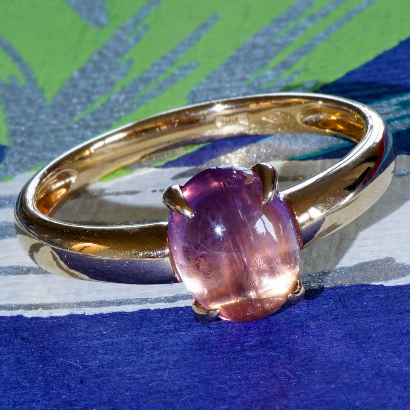 Turmalin Ring 750er Roségold Pink....süsse Versuchung...made in Italy...hochwertig