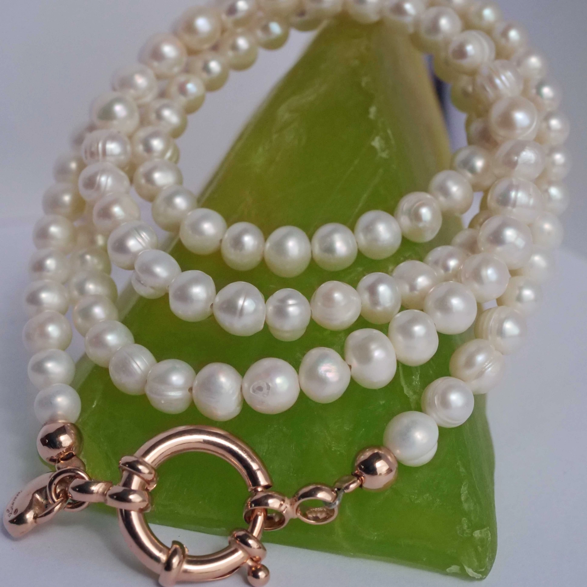 Neu eingetroffen!Chilango Perl Ketten in verschiedenen Variationen hier in weiss und 925er Silber ro
