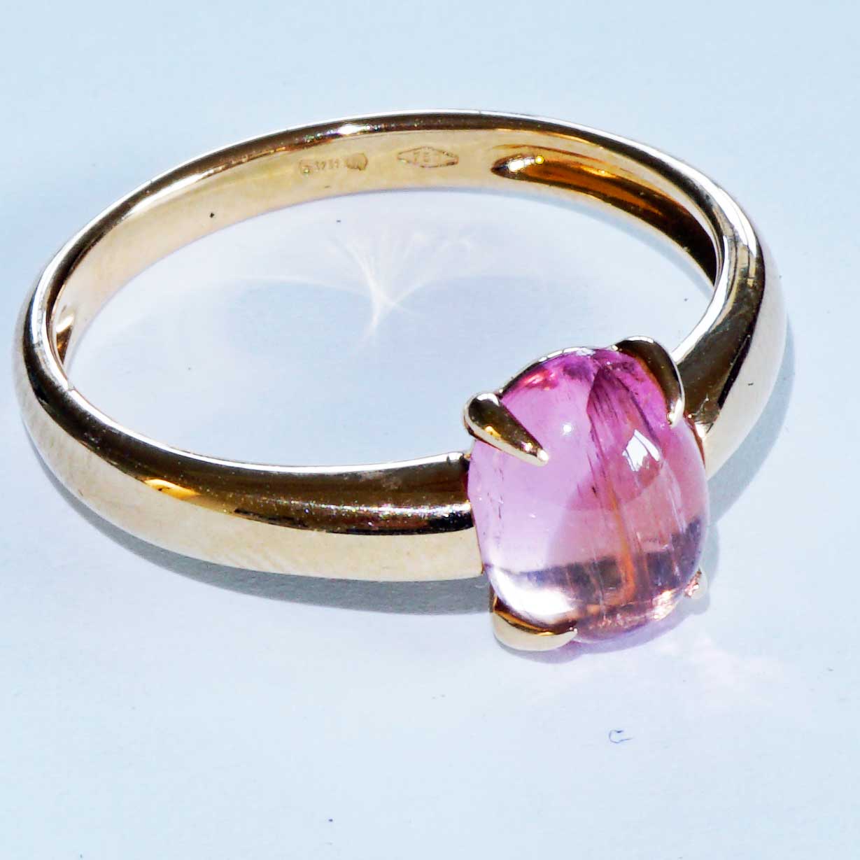 Turmalin Ring 750er Roségold Pink....süsse Versuchung...made in Italy...hochwertig