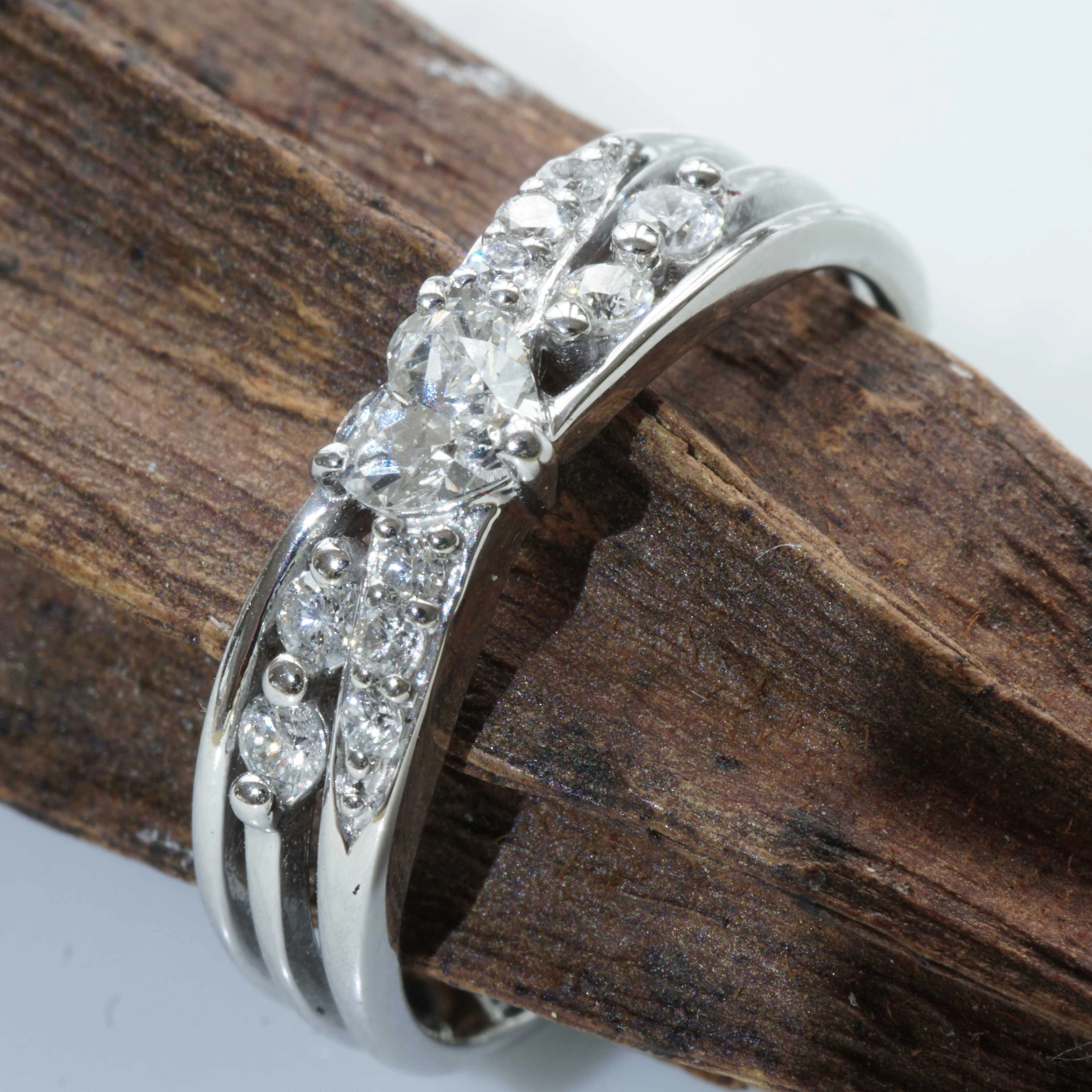 Diamant Herz Brillant Ring 0.217 ct 0.16 ct TW / SI 900er Platin....Love me....
