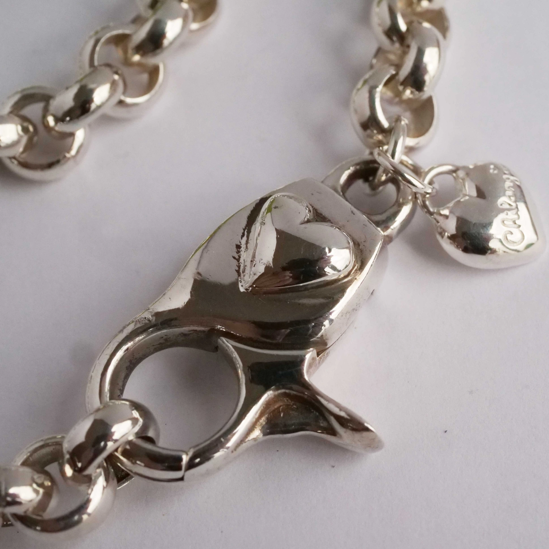 Chilango Kette Luxury short 46 cm 925er Silber 9 mm Erbskette mit special Karabinerhaken