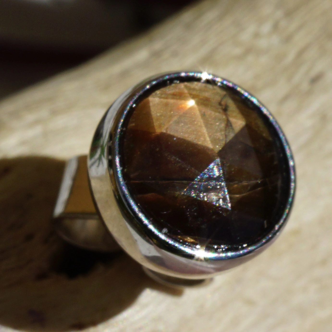 Saphir Ohrstecker in 750er Weissgold einzeln  1.04 ct AAA+ seltene coole Goldfarbe unbehandelt