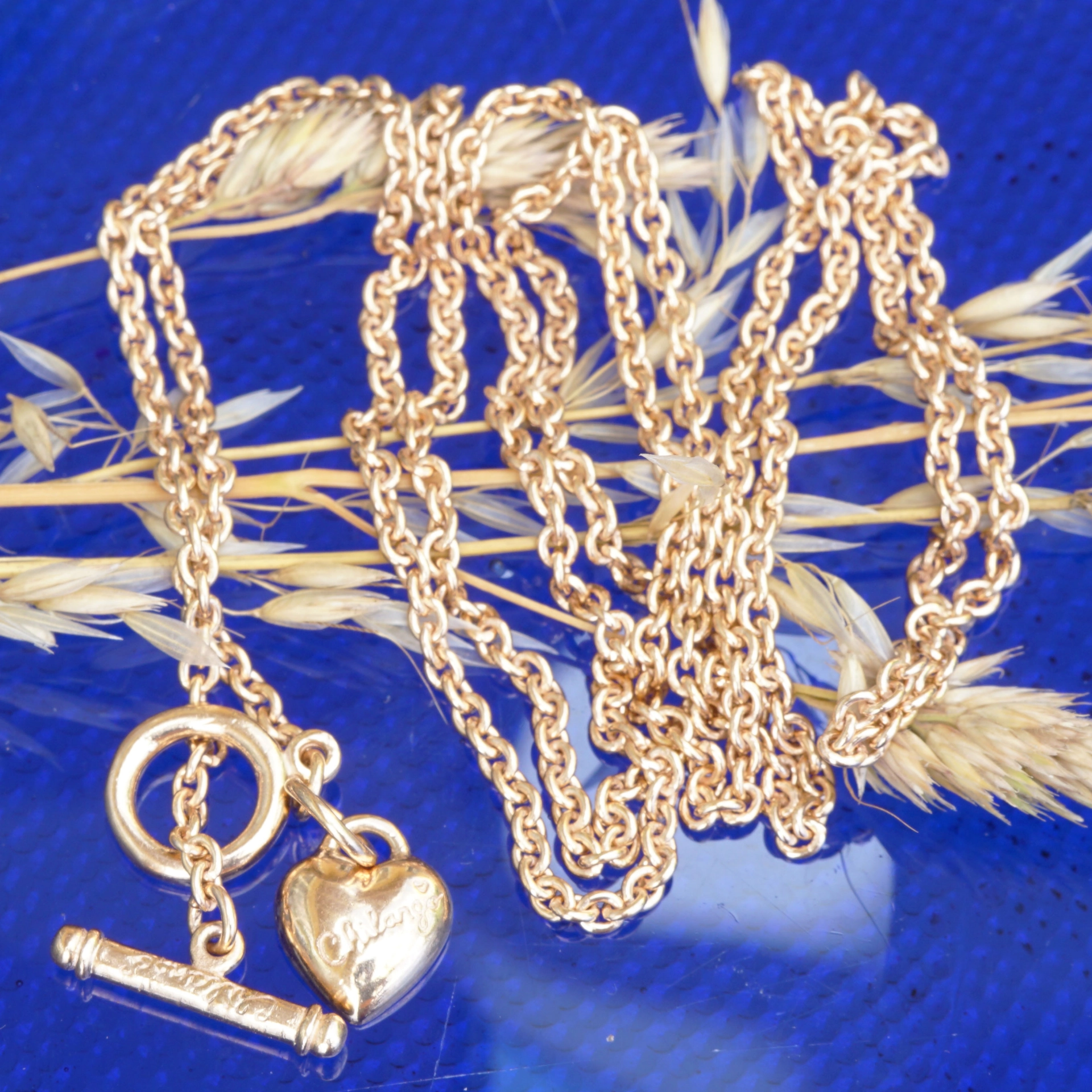 Chilango Schmuck | Kette fine Luxury 85 cm 925er Silber 18 kt Rose Gold plated 2,5 mm breit soo fein