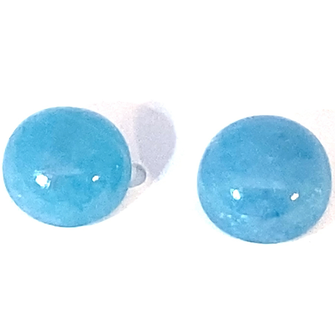Paraiba Turmalin Cabochons 1.6 und 2 ct schwimmbadblau vml. Brasilien mit GLA Zertifikat 