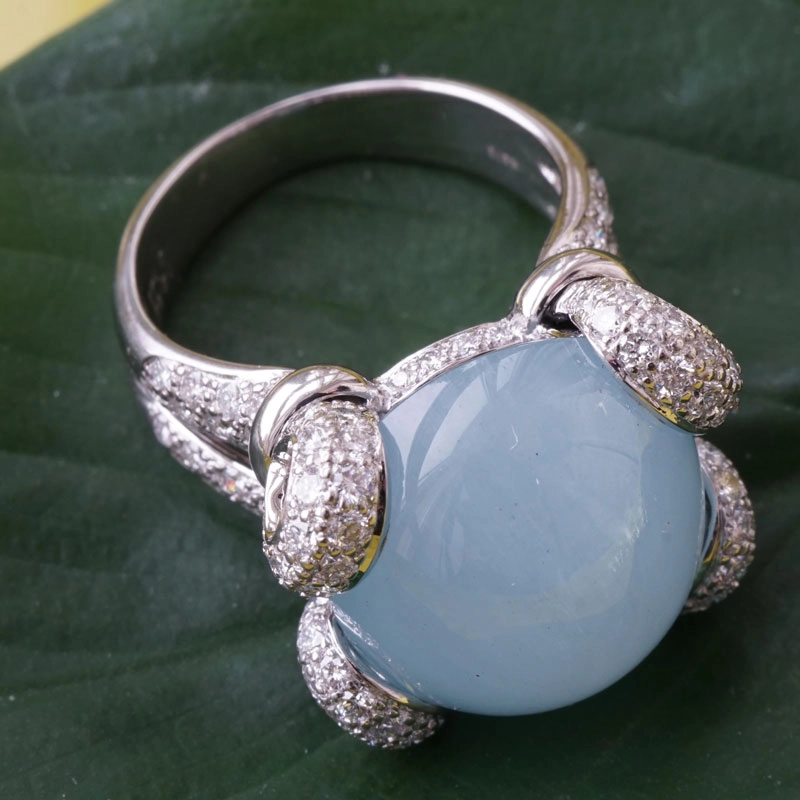 Aquamarin-Brillant-Ring-750er-Weißgold-15.65 ct-1.48 ct