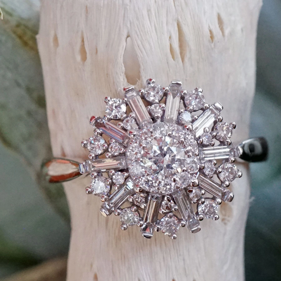 Brillant Anhänger in 750er Weißgold