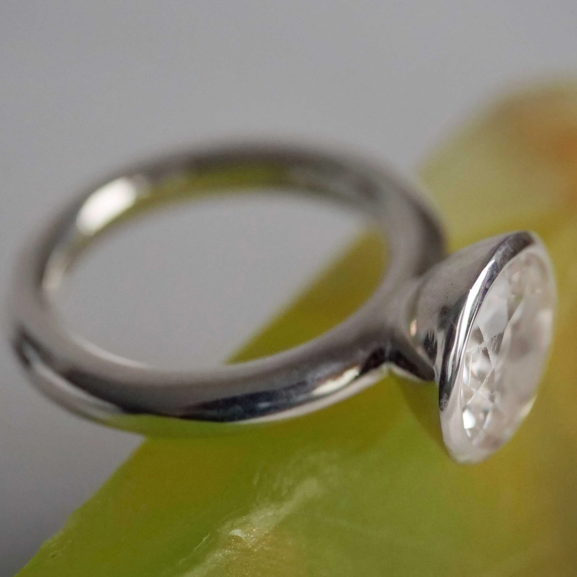 Chilango Ring Bergkristall 12 mm toller Kombinationsring 925er Silber neu mit orig. Etui massiv