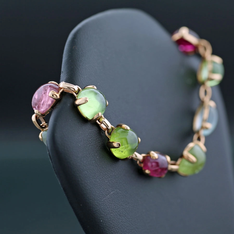 Farbenrausch-Armband-Aquamarin-Turmalin-Beryll-750er-Rosegold