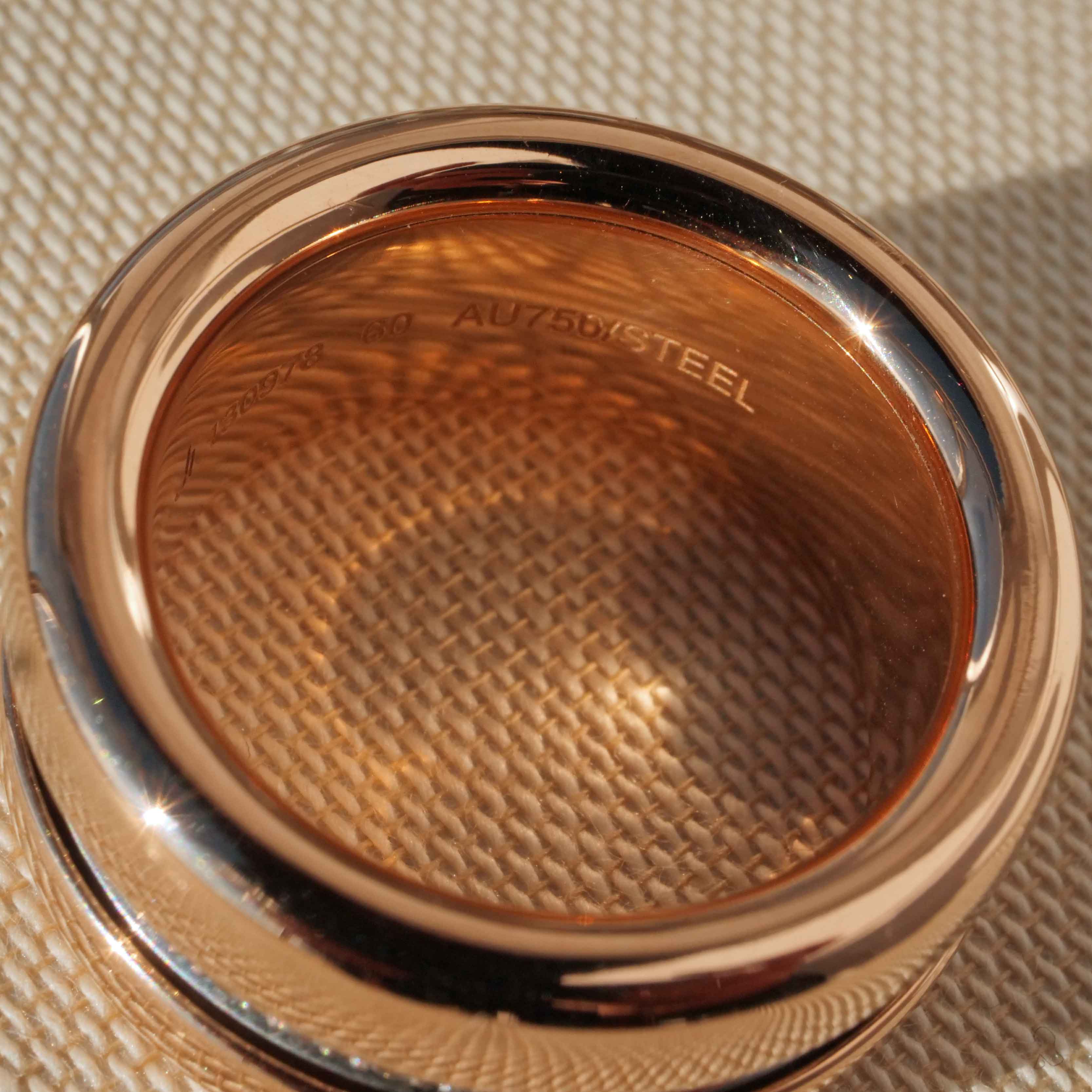 Brillant Ring Revellion von Jörg Heinz 0.68 ct TW VVS 750er Rosegold mit Edelstahl Neupreis 9990.-Euro