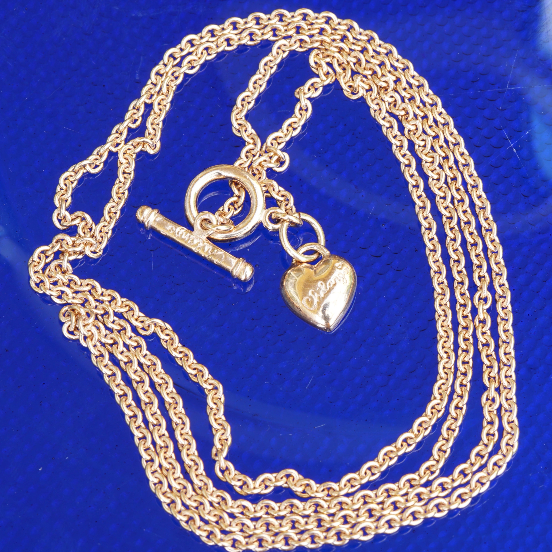 Chilango Schmuck | Kette fine Luxury 85 cm 925er Silber 18 kt Rose Gold plated 2,5 mm breit soo fein