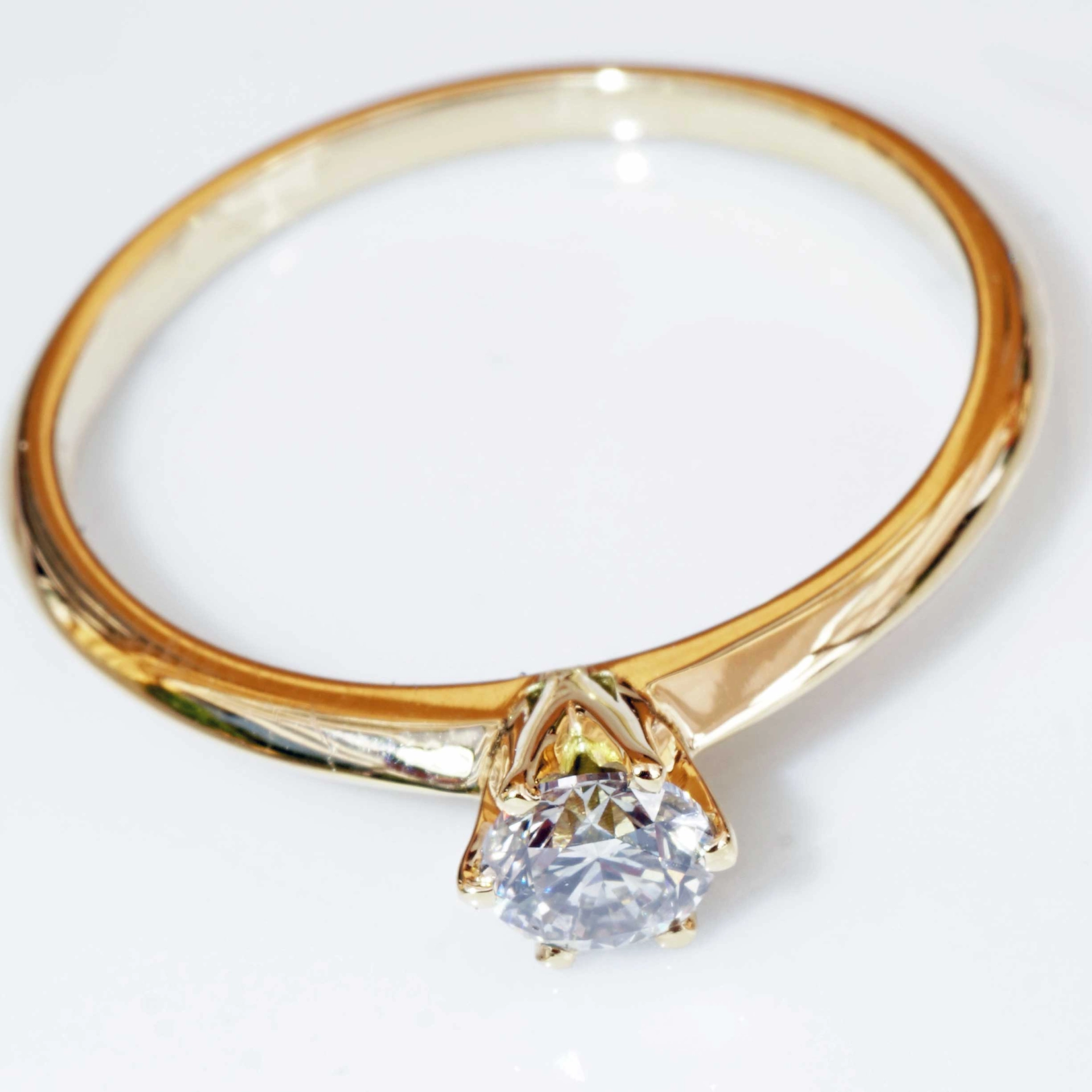 Brillant Ring Anhänger Ohrstecker 750er Gelbgold Set 1.20 ct Getönt VS Silhouette Schmuck