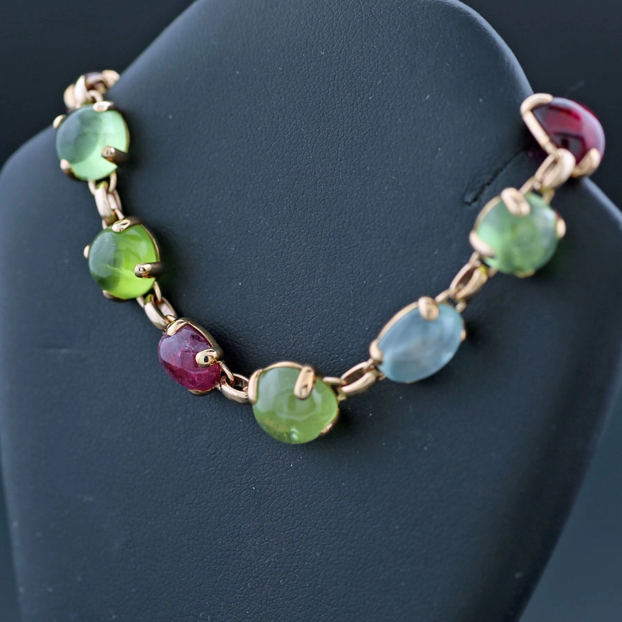 Farbenrausch-Armband-Aquamarin-Turmalin-Beryll-750er-Rosegold