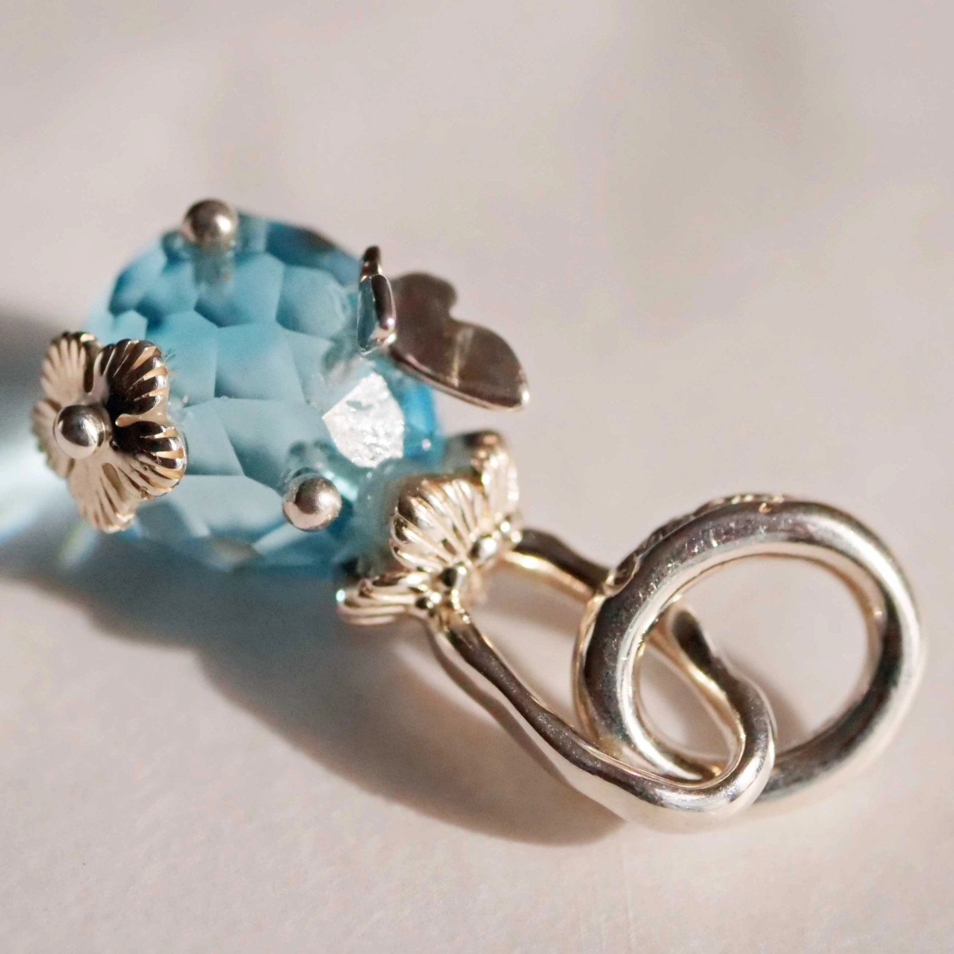 Original Chilango Blue Topaz Pampel Star Papillon Sonder Edition mit Schmetterling Appliken
