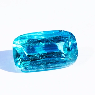 Turmalin Neon Blau /Tiffany Blue Afghanistan 8.05 ct Investment Edelstein sehr seltene Farbe