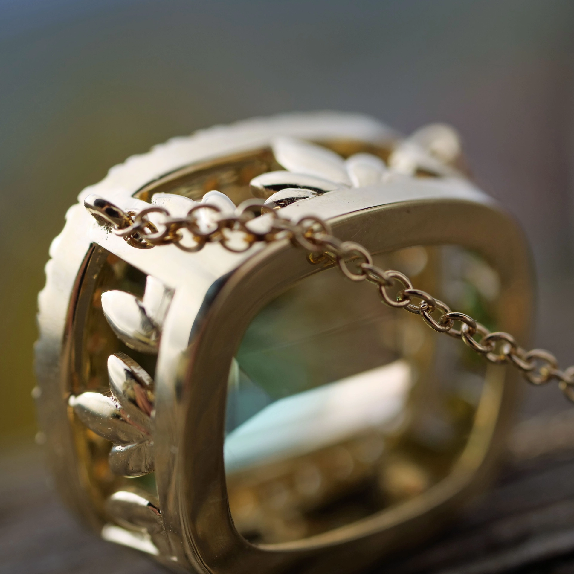 Turmalin Collier 750er Gelbgold 17 ct bicolor AAA+ Afrika grün-gelb....Himmelsfarben