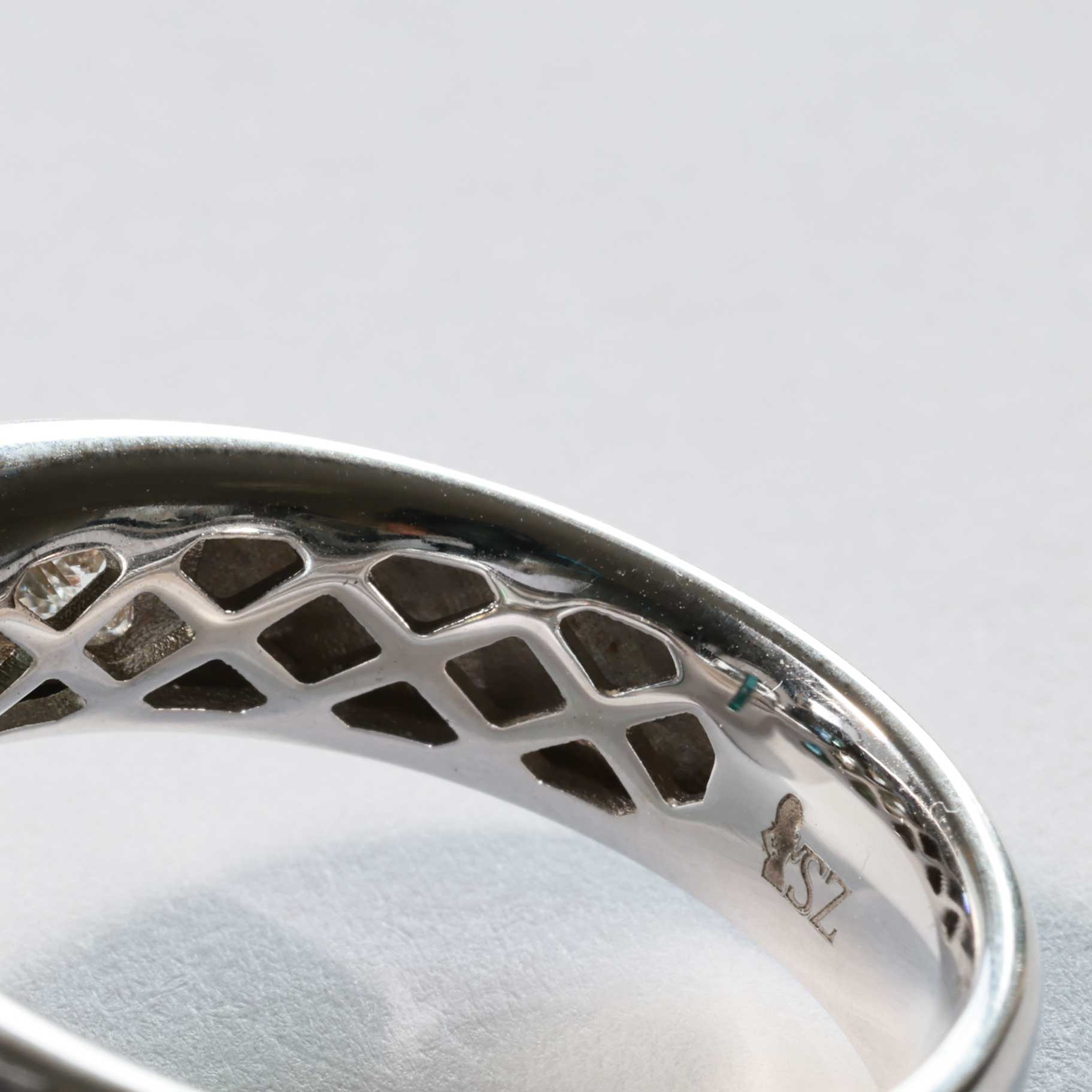 Neonblauer Turmalin Diamant Ring 750er Weissgold Afghanistan 8.05 ct Investment Edelstein selten