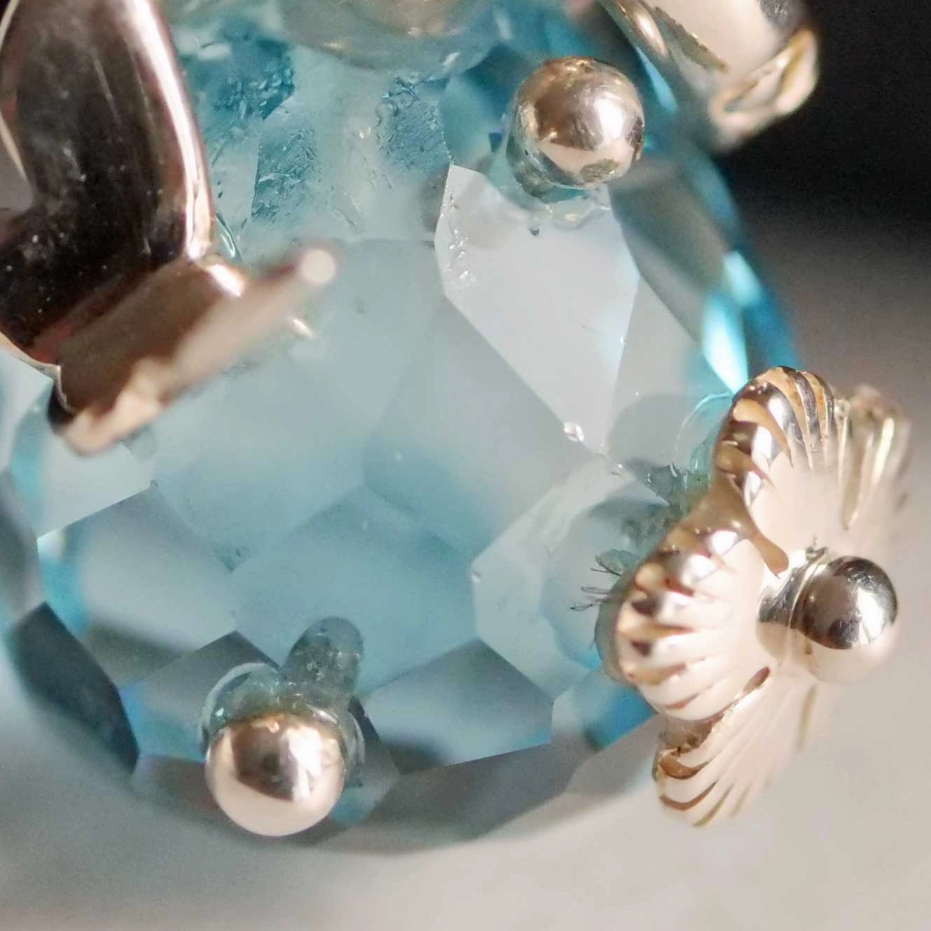 Original Chilango Blue Topaz Pampel Star Papillon Sonder Edition mit Schmetterling Appliken