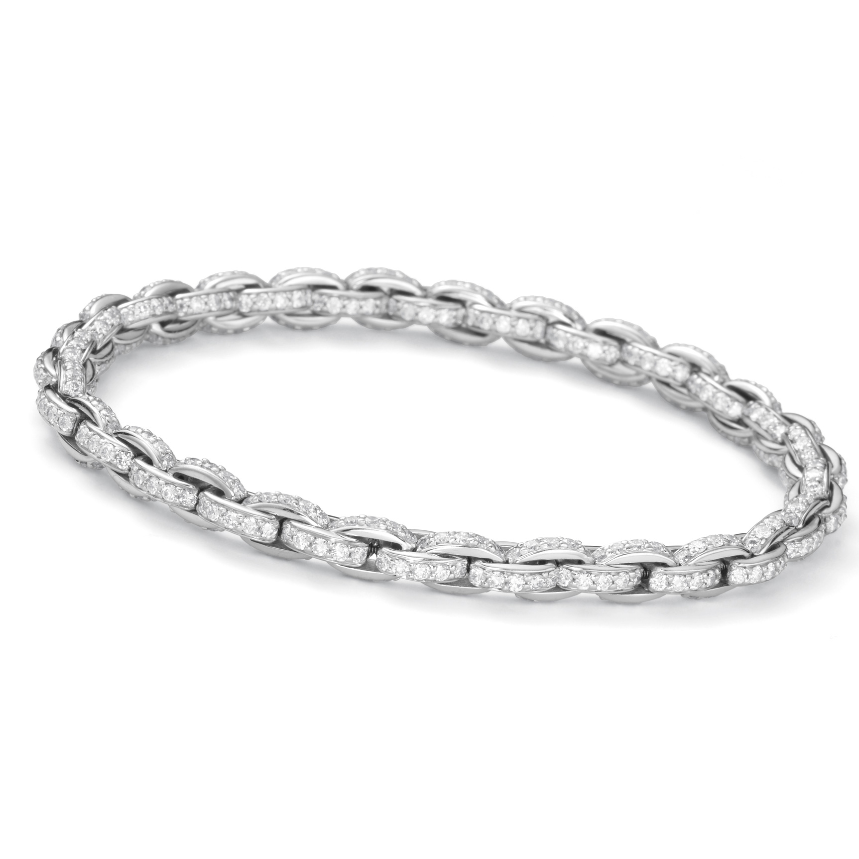 Unisex Armband Moove Titan schwarz matt 950er Platin von Silhouette Schmuck Bentner  