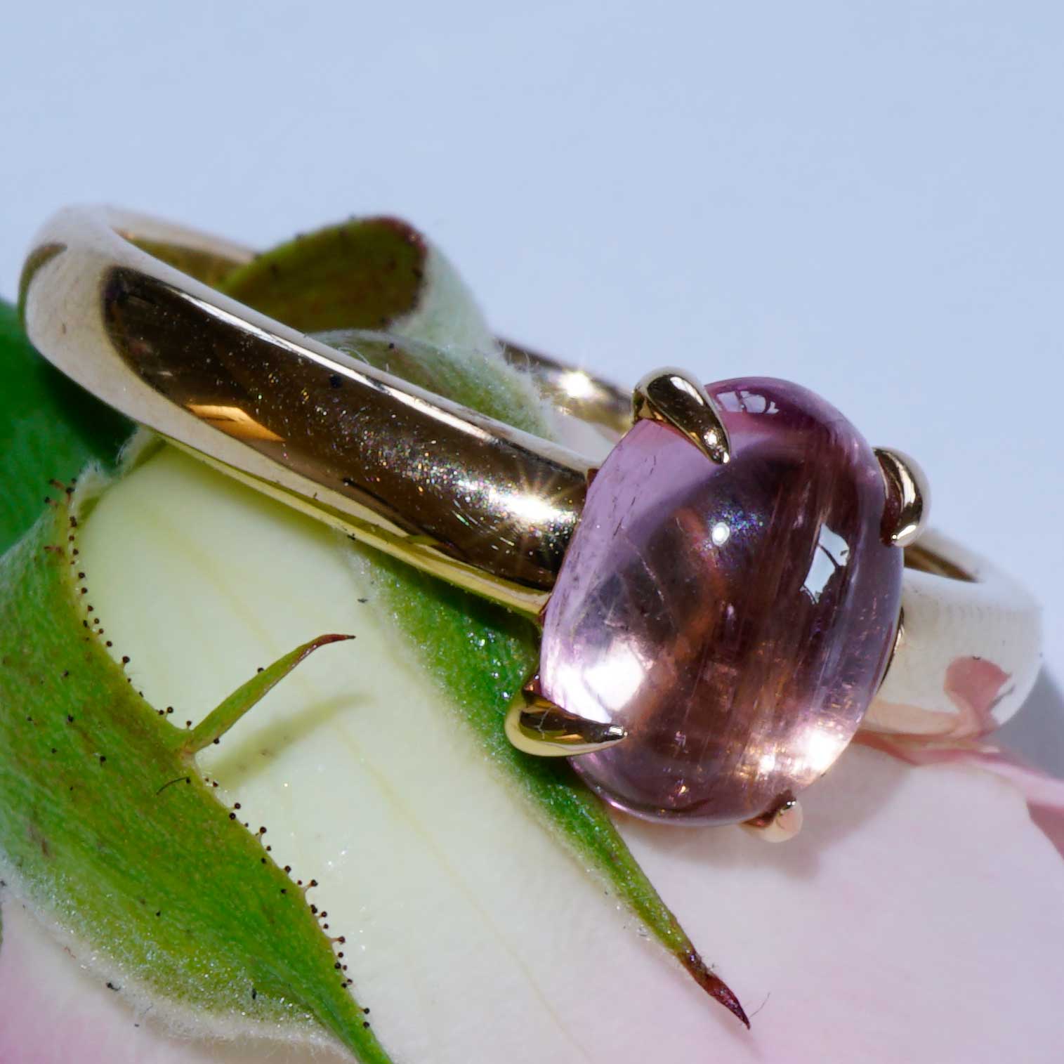 Turmalin Ring 750er Roségold Pink....süsse Versuchung...made in Italy...hochwertig