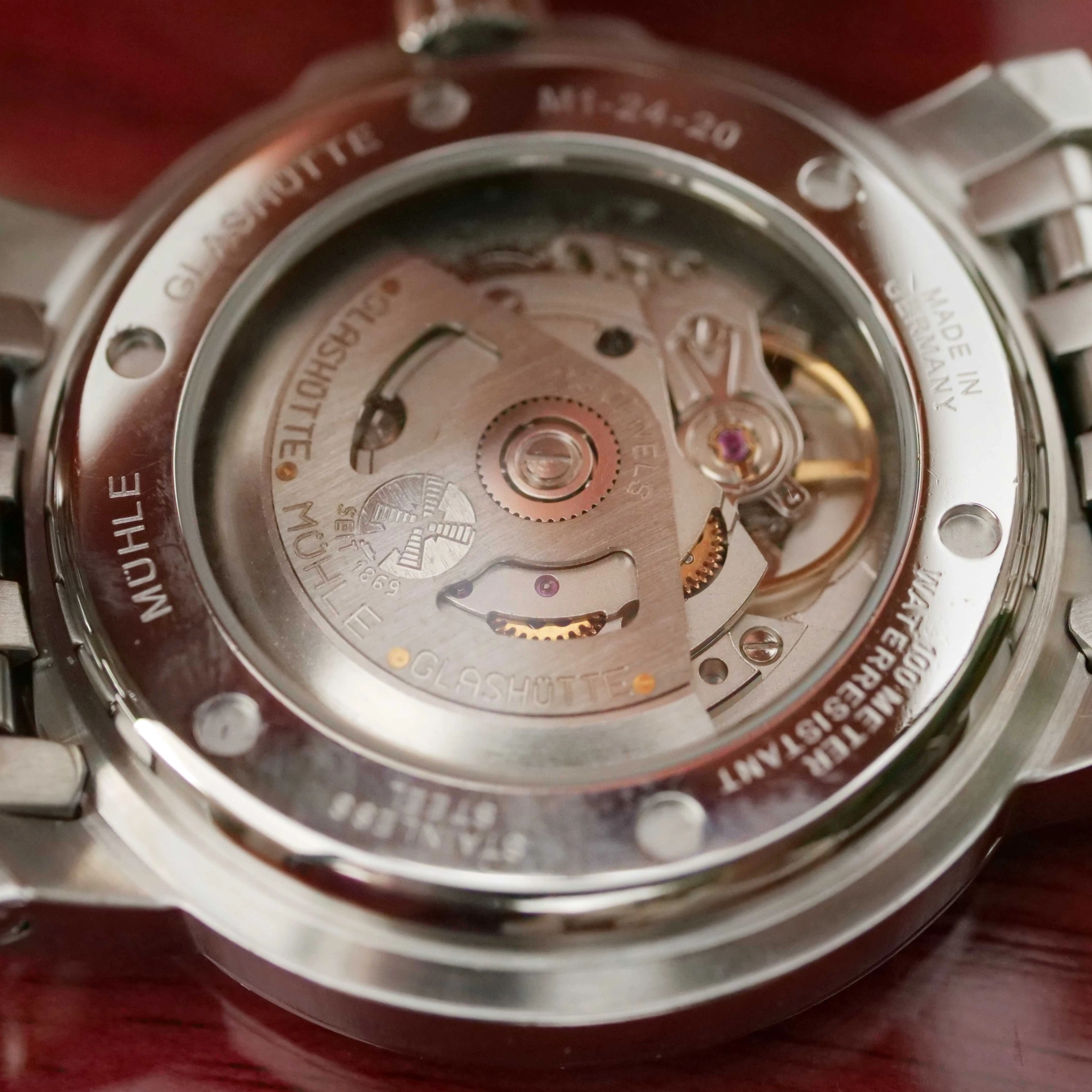 Mühle Glashütte Mercurius Herrenuhr Ref. M1-24-25-600 komplett überholt 9/24
