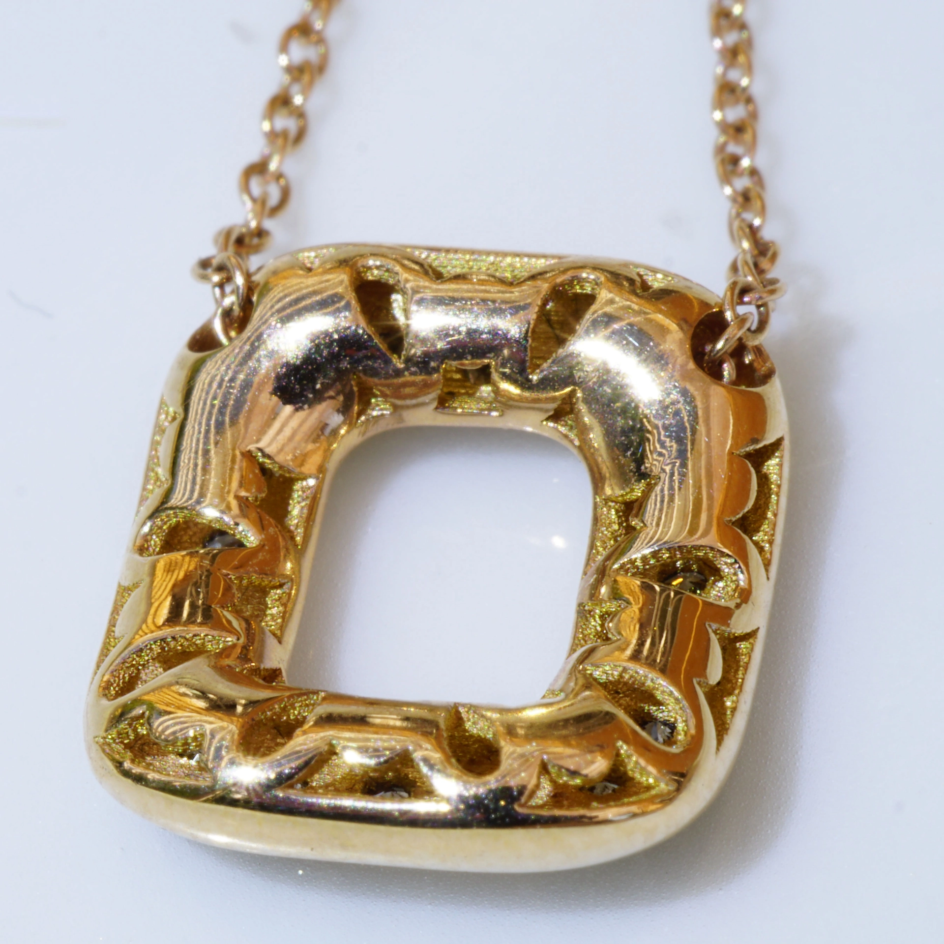 Brillant Collier 750er Rosegold 0.18 ct...Bella Italia...hochwertiger Brillantschmuck