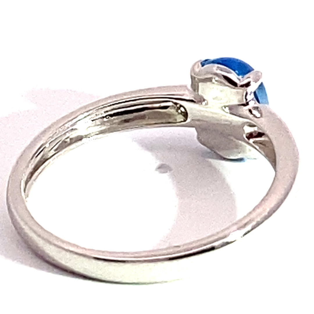 Blautopas Ring 750er Weissgold Ocean Blue....süsse Versuchung...made in Italy...hochwertig 