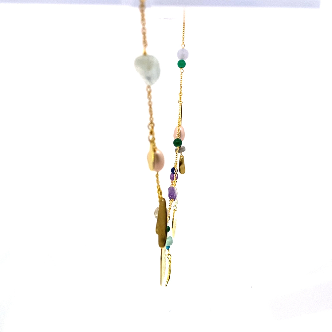 Collier Celia 925er Silber vergoldet Wild Flowers at Heart designed by Maanesten Dänemark-