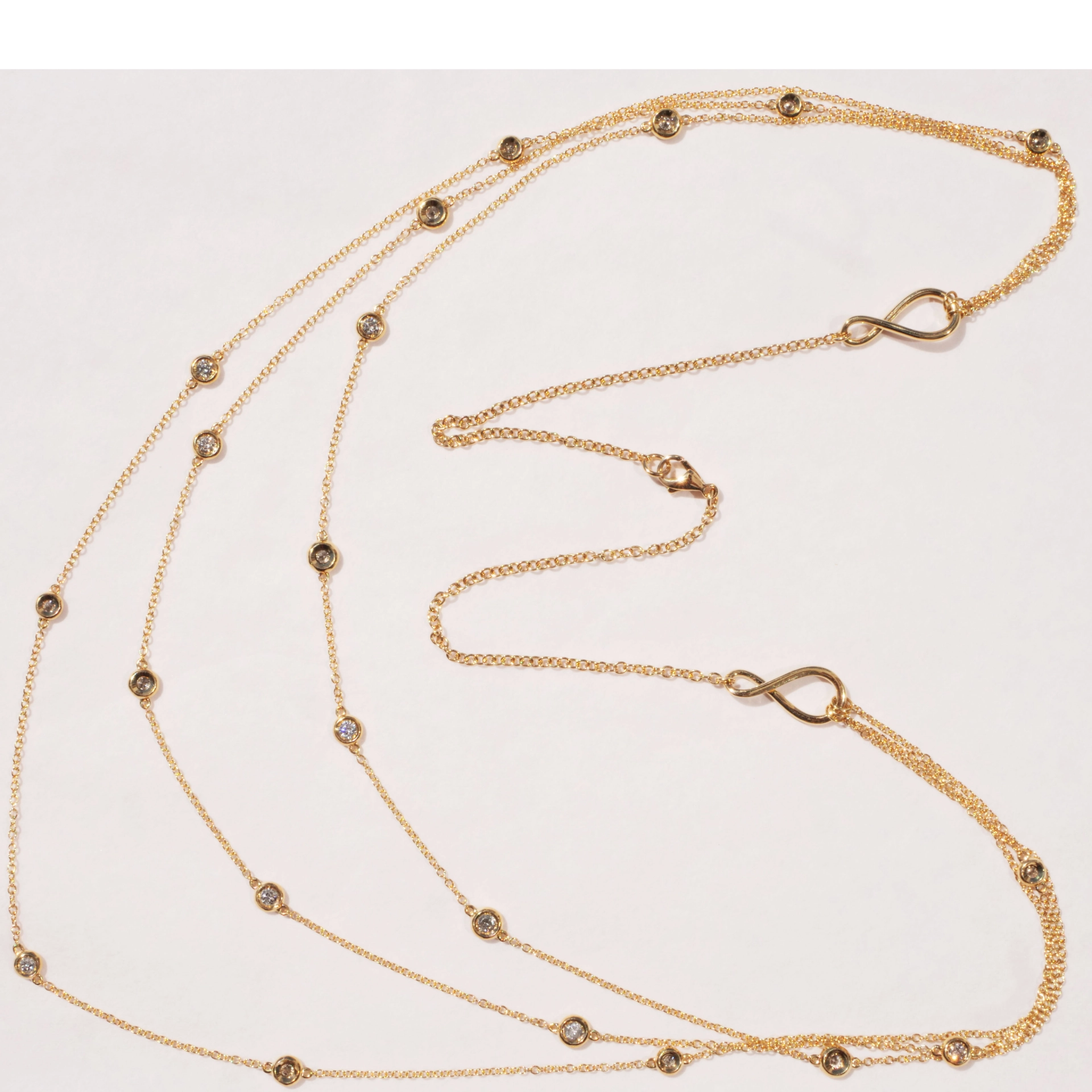 Brillant Collier 750er Gelbgold 1.38 ct...Bella Italia...hochwertiger Brillantschmuck