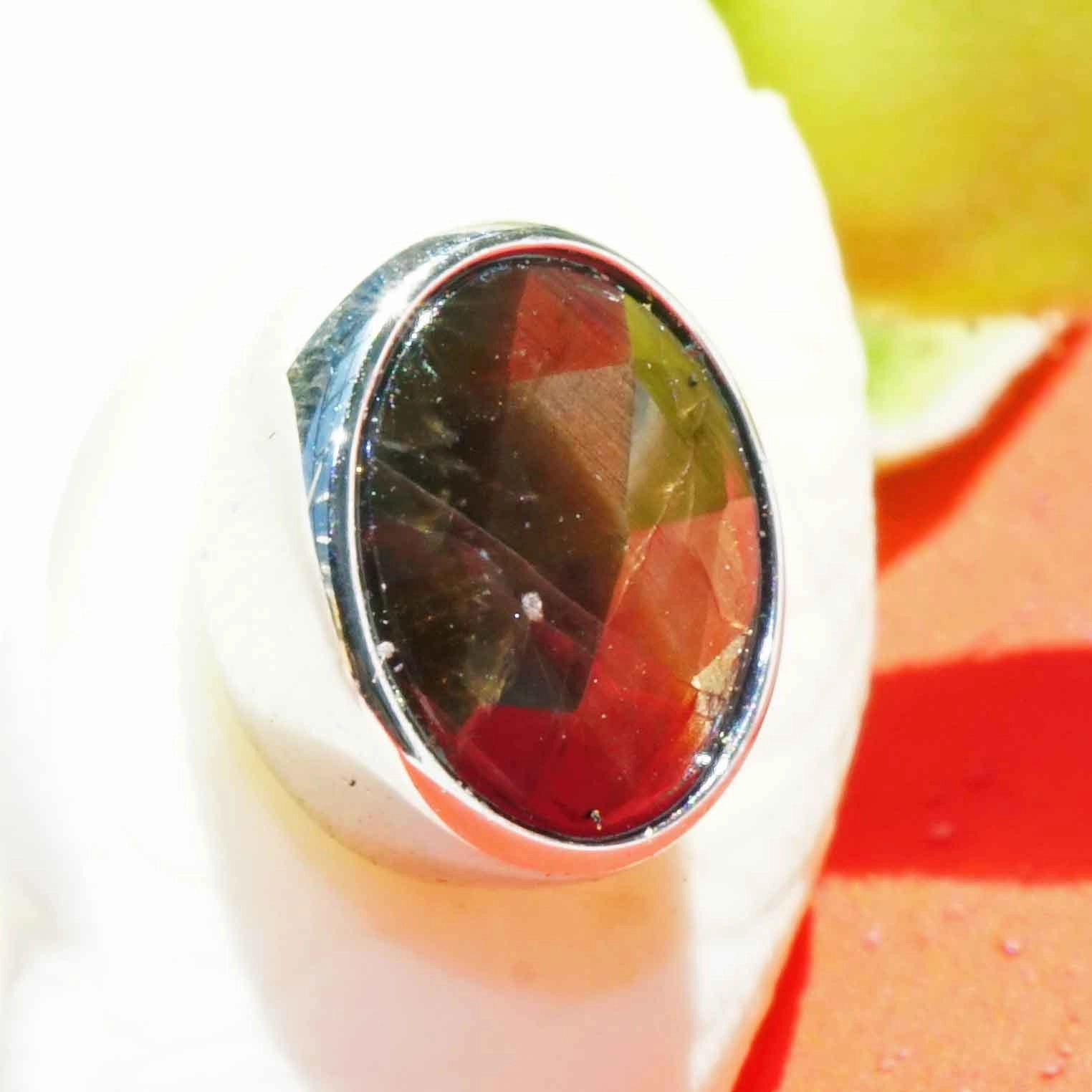 Saphir Ohrstecker in 750er Weissgold einzeln  1.04 ct AAA+ seltene coole Goldfarbe unbehandelt