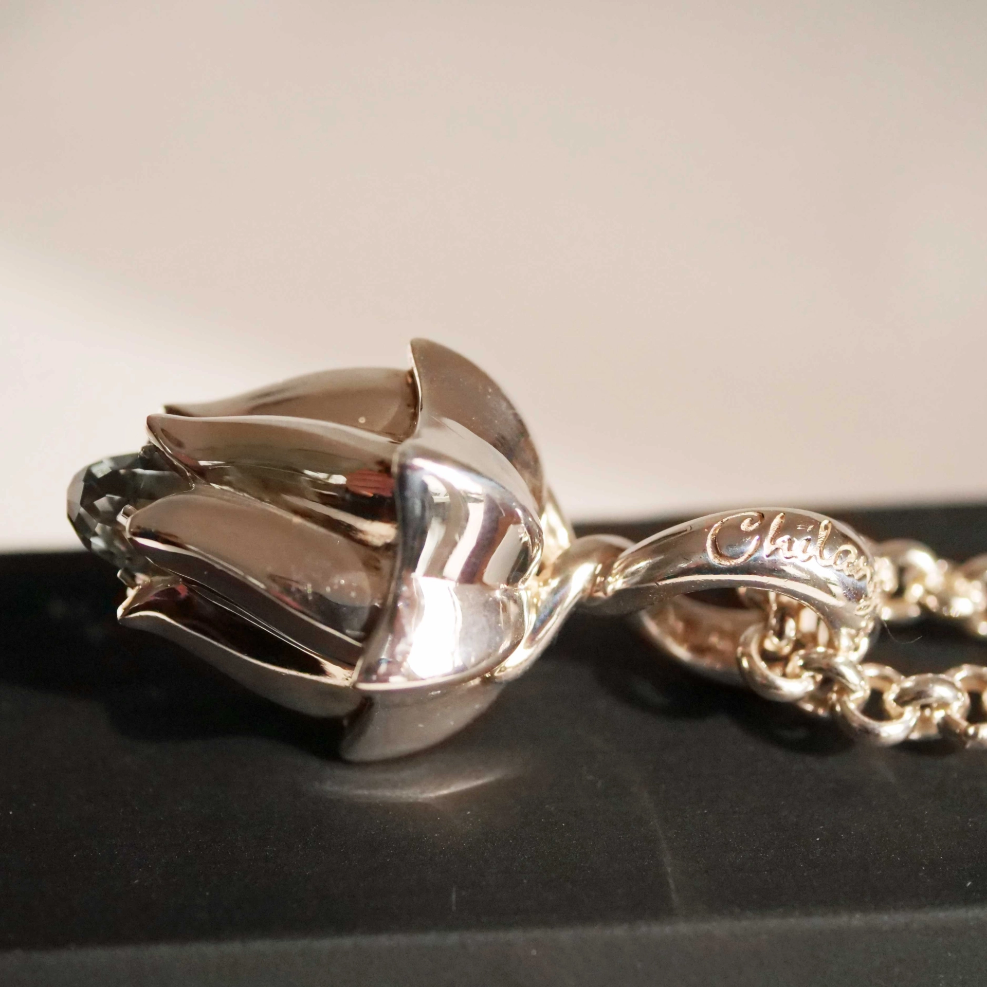 Original Chilango Tutenchamun Lotus Sky Blue Topaz 925er Silber toller Schliff