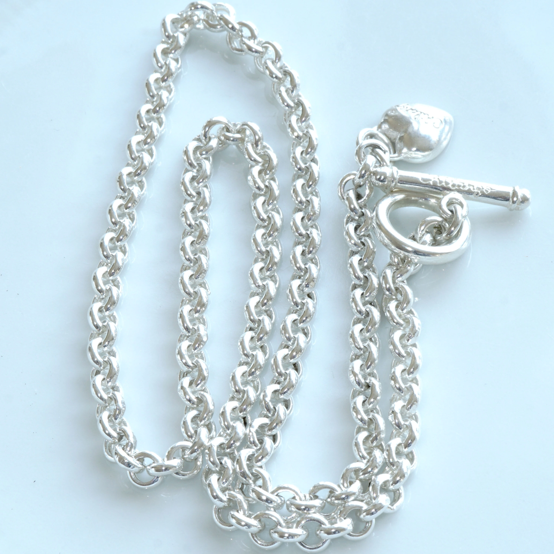 Chilango Kette fine Luxury 45 cm 925er Silber 5 mm breit