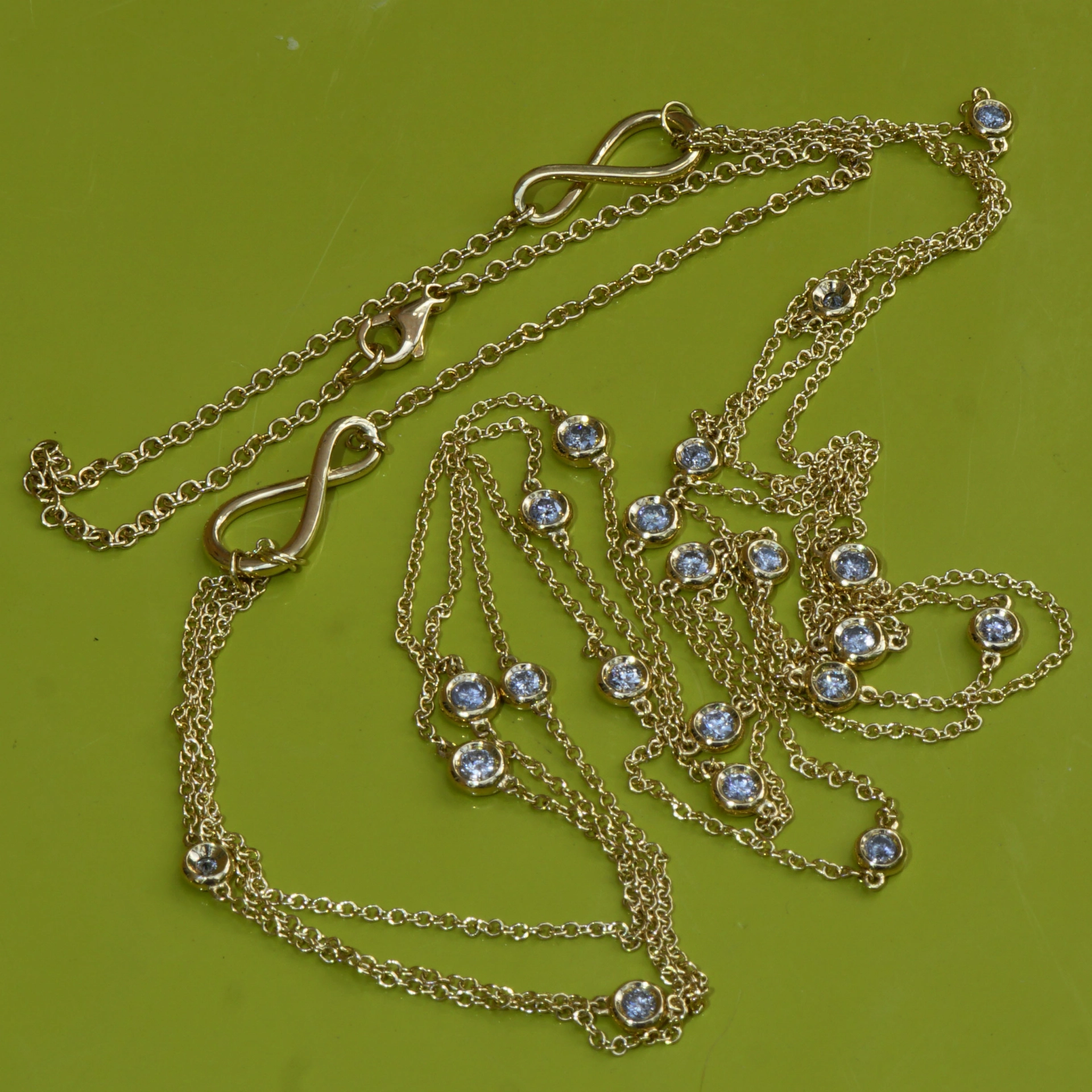 Brillant Collier 750er Gelbgold 1.38 ct...Bella Italia...hochwertiger Brillantschmuck