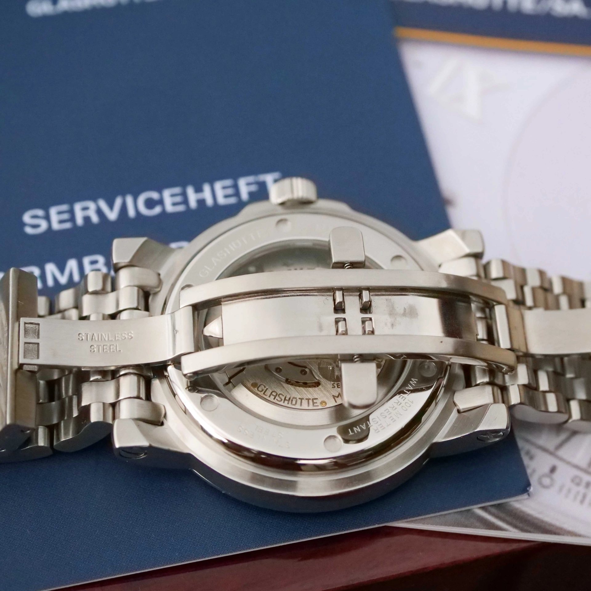 Mühle Glashütte Mercurius Herrenuhr Ref. M1-24-25-600 komplett überholt 9/24