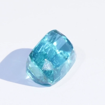 Turmalin Neon Blau /Tiffany Blue Afghanistan 8.05 ct Investment Edelstein sehr seltene Farbe