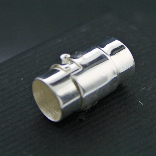 IMG_9201 Magnetschließe in 925er Silber mit 8 mm Durchmesser
